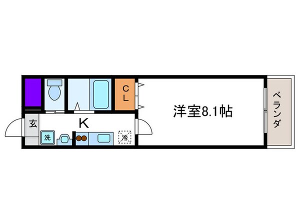 ジュネス桂の物件間取画像